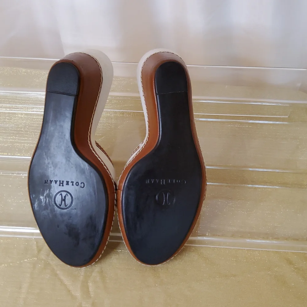 Cole Haan Slides with Chain Detail - Picture 7 of 14